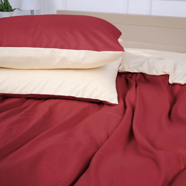 Фото - Комплект постільної білизни MirSon Gorafe (12-0712 + 19-1655) Mikrosatin Premium Двусторонній 2x143x210 см (2200007244133)